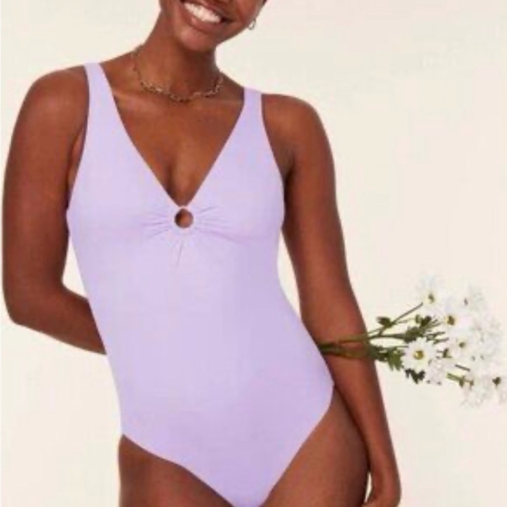 Andie Lavender Bonita One Swimsuit NwT’s sz S